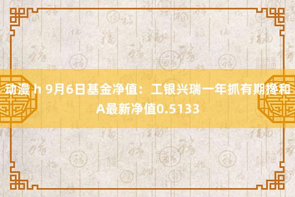 动漫 h 9月6日基金净值：工银兴瑞一年抓有期搀和A最新净值0.5133