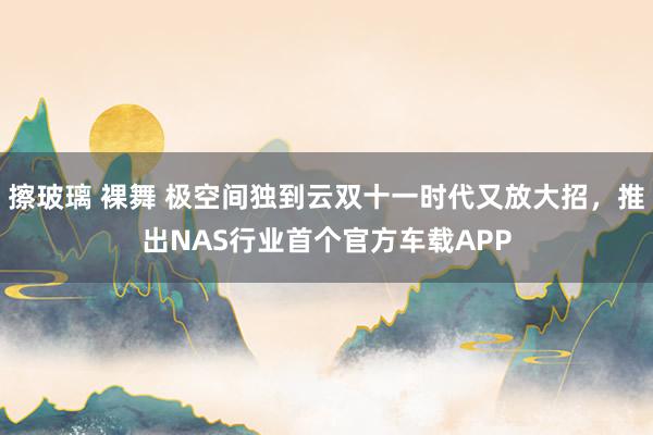 擦玻璃 裸舞 极空间独到云双十一时代又放大招，推出NAS行业首个官方车载APP