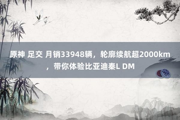 原神 足交 月销33948辆，轮廓续航超2000km，带你体验比亚迪秦L DM