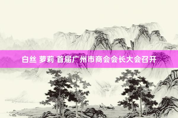 白丝 萝莉 首届广州市商会会长大会召开